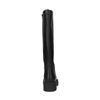 Bottes hautes en cuir - noir
