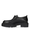 Chaussures à lacets en cuir - noir