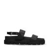 Sandales en cuir - noir