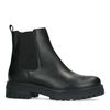 Bottines Chelsea courtes en cuir - noir