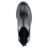 Bottines Chelsea courtes en cuir - noir