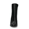 Bottines cuir à talon - noir