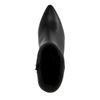Bottines cuir à talon - noir
