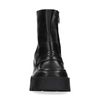 Bottines chunky avec talon cubain - noir