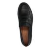 Penny loafers en cuir - noir