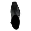 Bottines cuir à talon - noir