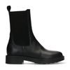 Chelsea boots en cuir - noir