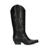 Santiags en cuir croco Édition limitée - noir