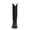 Santiags en cuir croco Édition limitée - noir