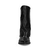 Bottes en cuir avec clous - noir
