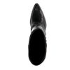 Bottes en cuir avec clous - noir