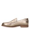 Penny loafers en cuir - doré