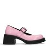 Loafers cuir à talon - rose