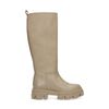 Hautes bottines à grosse semelle - bistre