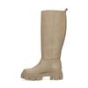 Hautes bottines à grosse semelle - bistre
