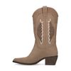 Santiags en cuir - taupe