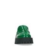Loafers à plateforme - vert