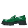 Loafers à plateforme - vert