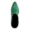 Santiags en cuir avec détails métallisés - vert