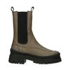 Chelsea boots en cuir - kaki