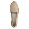Espadrilles en daim à plateforme - beige