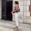 Chelsea boots en daim - beige