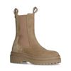 Chelsea boots en daim - beige