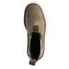 Chelsea boots en daim - beige