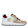Dad shoes en daim avec détails colorés - beige