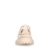 Chaussures à lacets en daim - beige