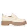 Chunky off white leren loafers