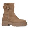 Bottines en daim avec boucle - beige