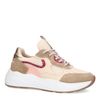 Baskets en daim avec détails - beige