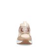 Baskets en daim avec détails - beige