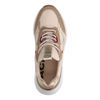 Baskets en daim avec détails - beige