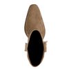 Santiags à talon avec franges - beige