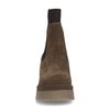 Bottines en daim avec semelle plateforme - marron