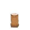 Bottines basses en daim avec laine - marron