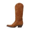 Santiags en daim - marron