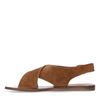 Sandales en daim - marron
