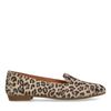 Loafers en daim avec imprimé léopard