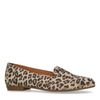 Loafers en daim avec imprimé léopard