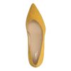 Escarpins en daim avec petit talon - jaune