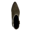 Santiags basses en daim - vert foncé