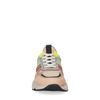 Dad shoes en daim avec détails multicolores - beige