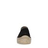 Espadrilles en daim à plateforme - noir