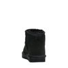 Bottines basses en daim avec laine - noir