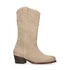 Santiags en daim - taupe