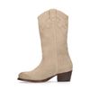 Santiags en daim - taupe