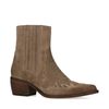 Santiags en daim - taupe